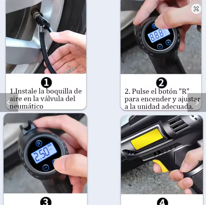 Bomba inflable de aire de mano