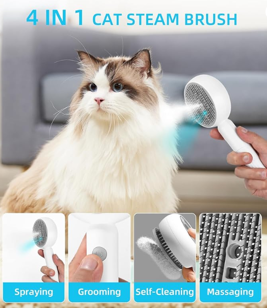 Cepillo de vapor para mascotas