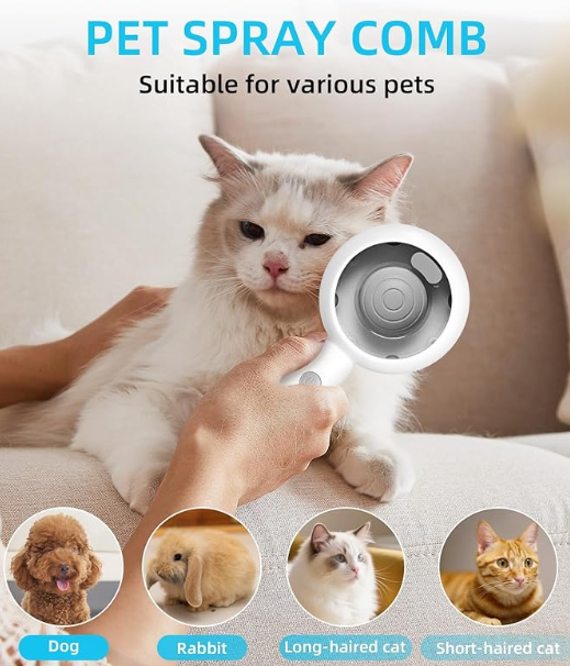 Cepillo de vapor para mascotas